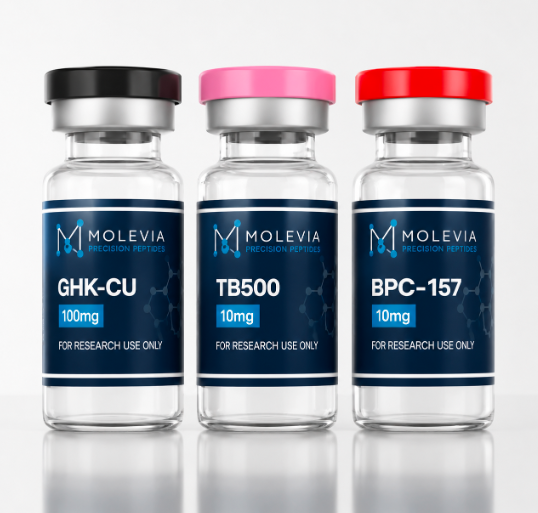 Research Bundle – BPC-157 10mg & TB500 10mg & GHK-CU 100mg